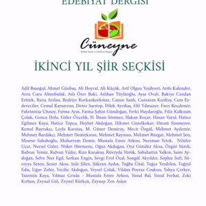 Cüneyne Kültür Sanat ve Edebiyat Dergisi İkinci Yıl Şiir Seçkisi