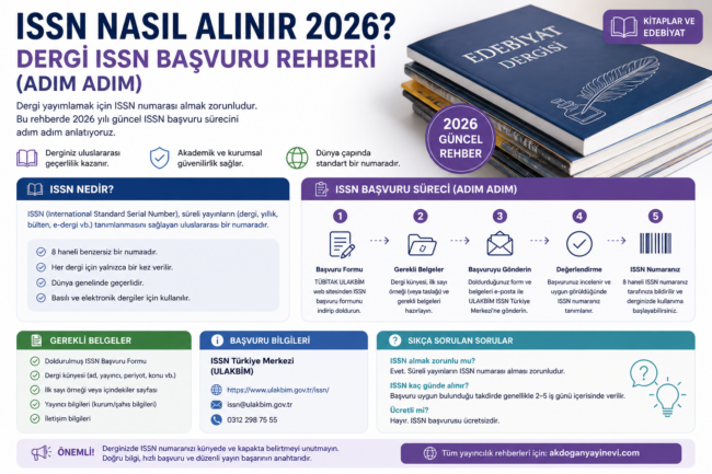 ISSN Nasıl Alınır 2026