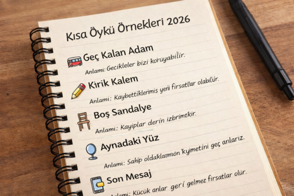Kısa Öykü Örnekleri (5 Etkileyici Metin ve Anlamları) 2026
