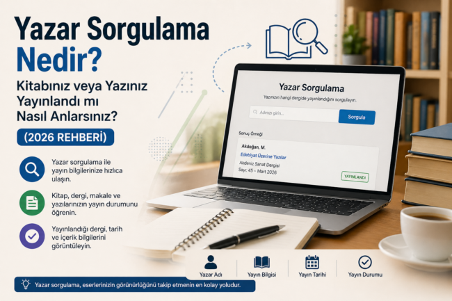Yazar Sorgulama Nedir