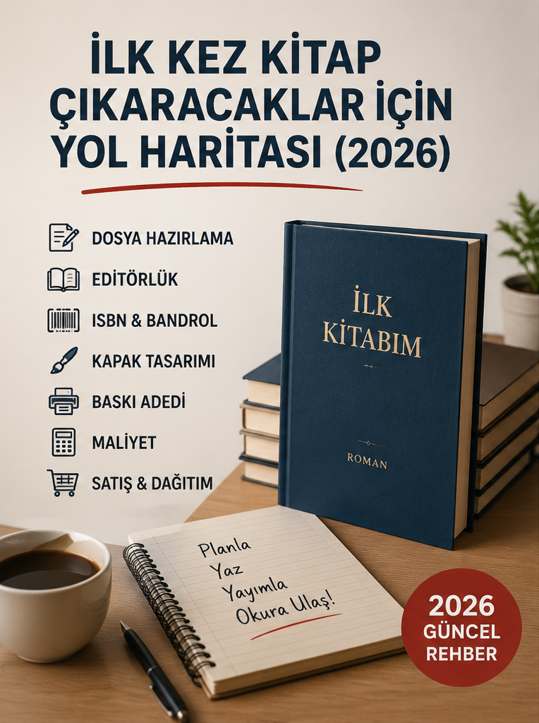 İlk Kez Kitap Çıkaracaklar İçin Yol Haritası (2026) İlk Kez Kitap Çıkaracaklar İçin Yol Haritası (2026)