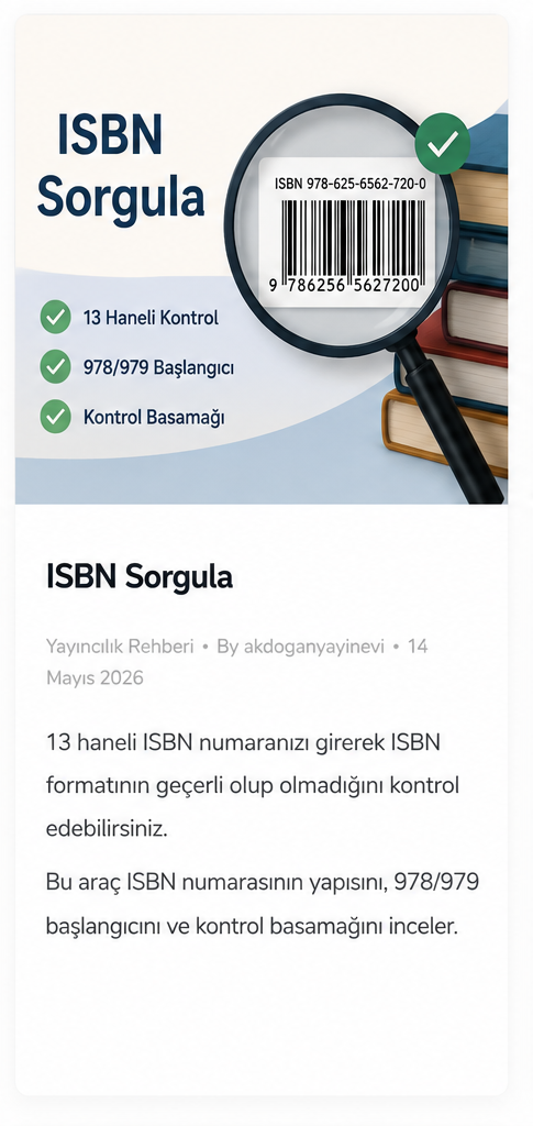 ISBN Sorgula