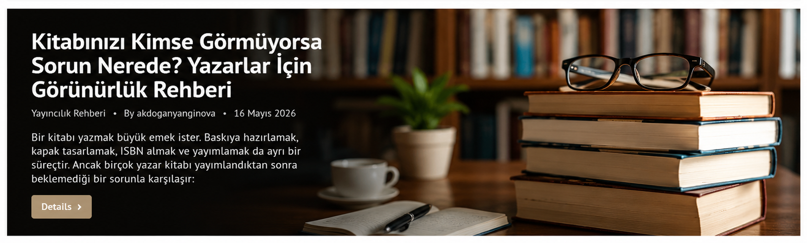 Kitabınızı Kimse Görmüyorsa Sorun Nerede? Yazarlar İçin Görünürlük Rehberi Kitabınızı Kimse Görmüyorsa Sorun Nerede? Yazarlar İçin Görünürlük Rehberi