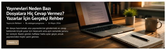 Yayınevleri Neden Bazı Dosyalara Hiç Cevap Vermez? Yazarlar İçin Gerçekçi Rehber