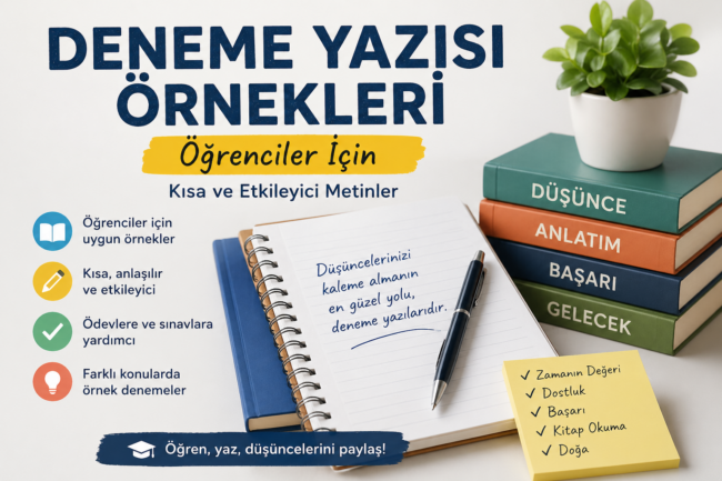 deneme yazısı örnekleri öğrenciler için