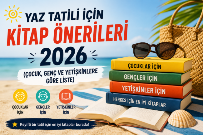 yaz tatili için kitap okumaları
