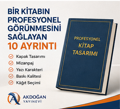 Bir Kitabın Profesyonel Görünmesini Sağlayan 10 Ayrıntı