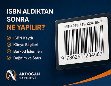 ISBN Aldıktan Sonra Ne Yapılır?