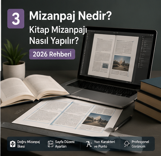 Mizanpaj Nedir? Kitap Mizanpajı Nasıl Yapılır? 2026 Rehberi Mizanpaj Nedir? Kitap Mizanpajı Nasıl Yapılır? 2026 Rehberi