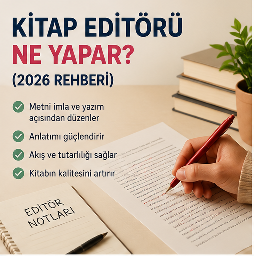 Kitap Editörü Ne Yapar? (2026 Rehberi) Kitap Editörü Ne Yapar? (2026 Rehberi)