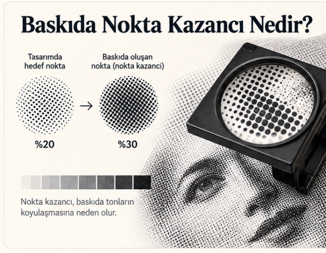 Baskıda Nokta Kazancı Nedir